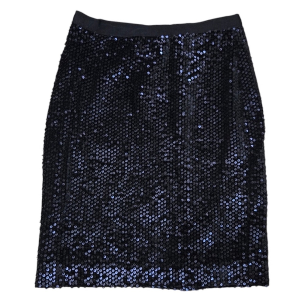 Ann Taylor size 4 black Sequin Skirt